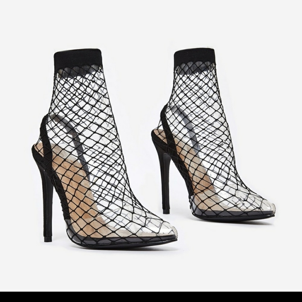 Ego Fishnet Booties